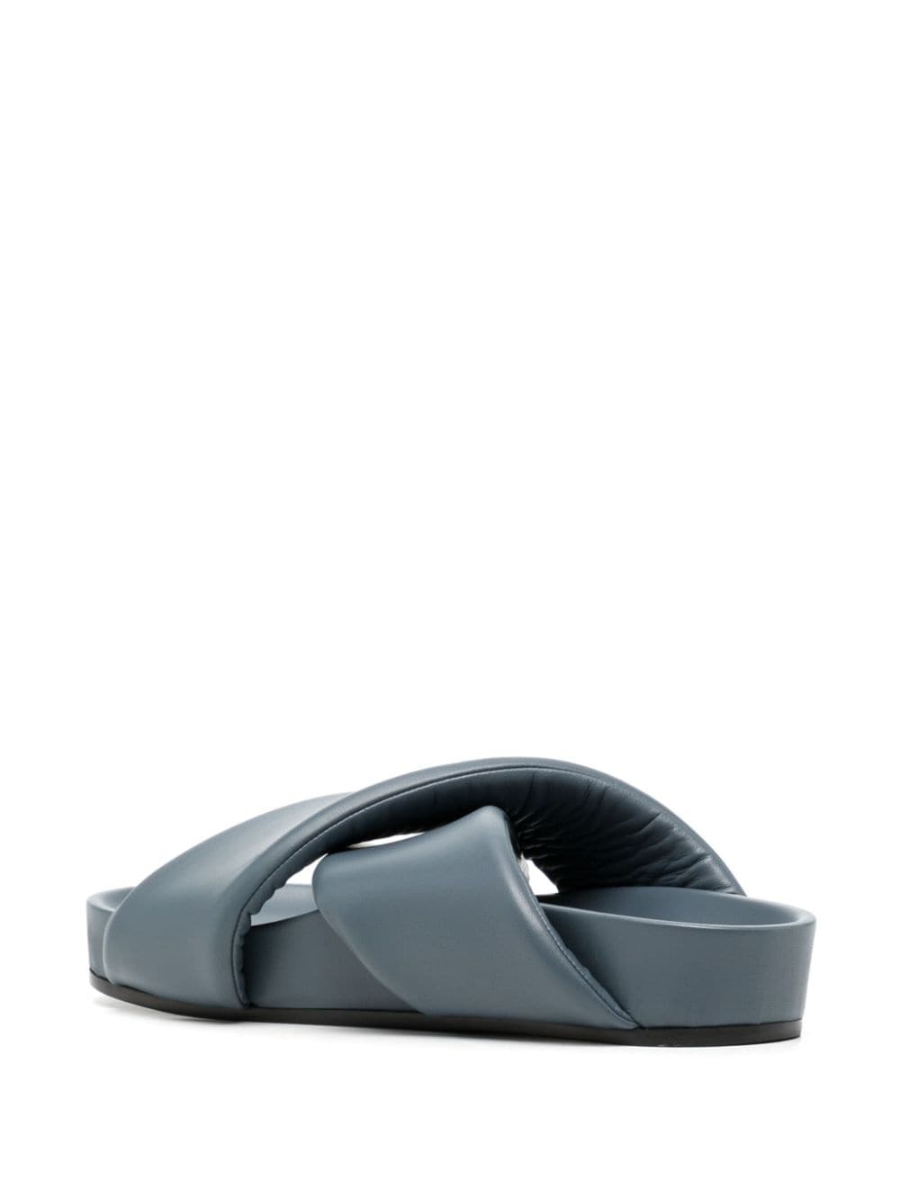 crossover-strap leather sandals - 3