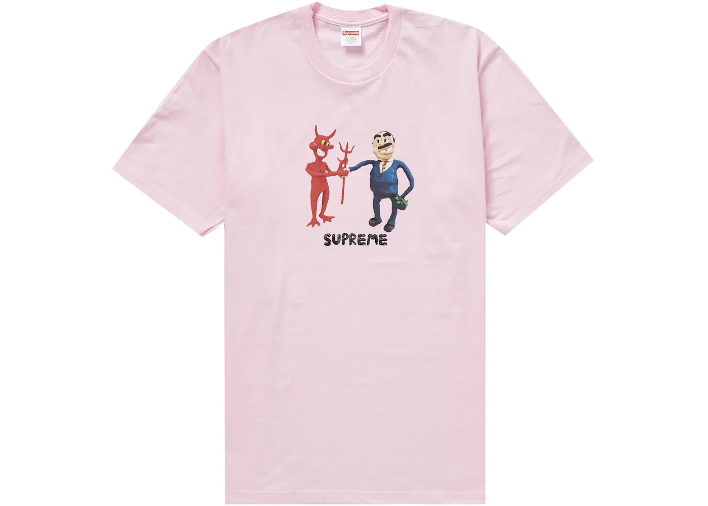 Supreme Business Tee Light Pink - 1