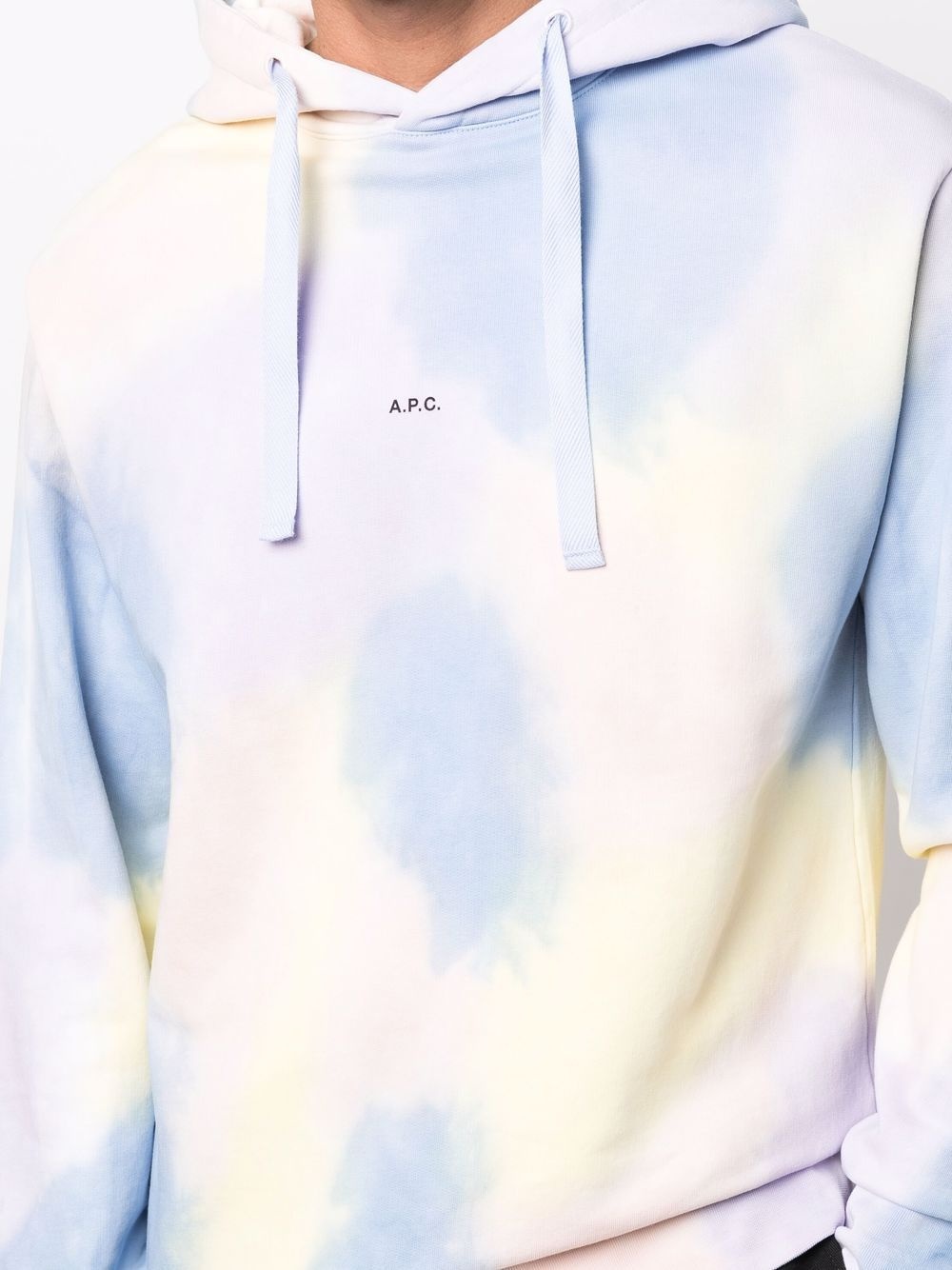 tie-dye logo-print hoodie - 6
