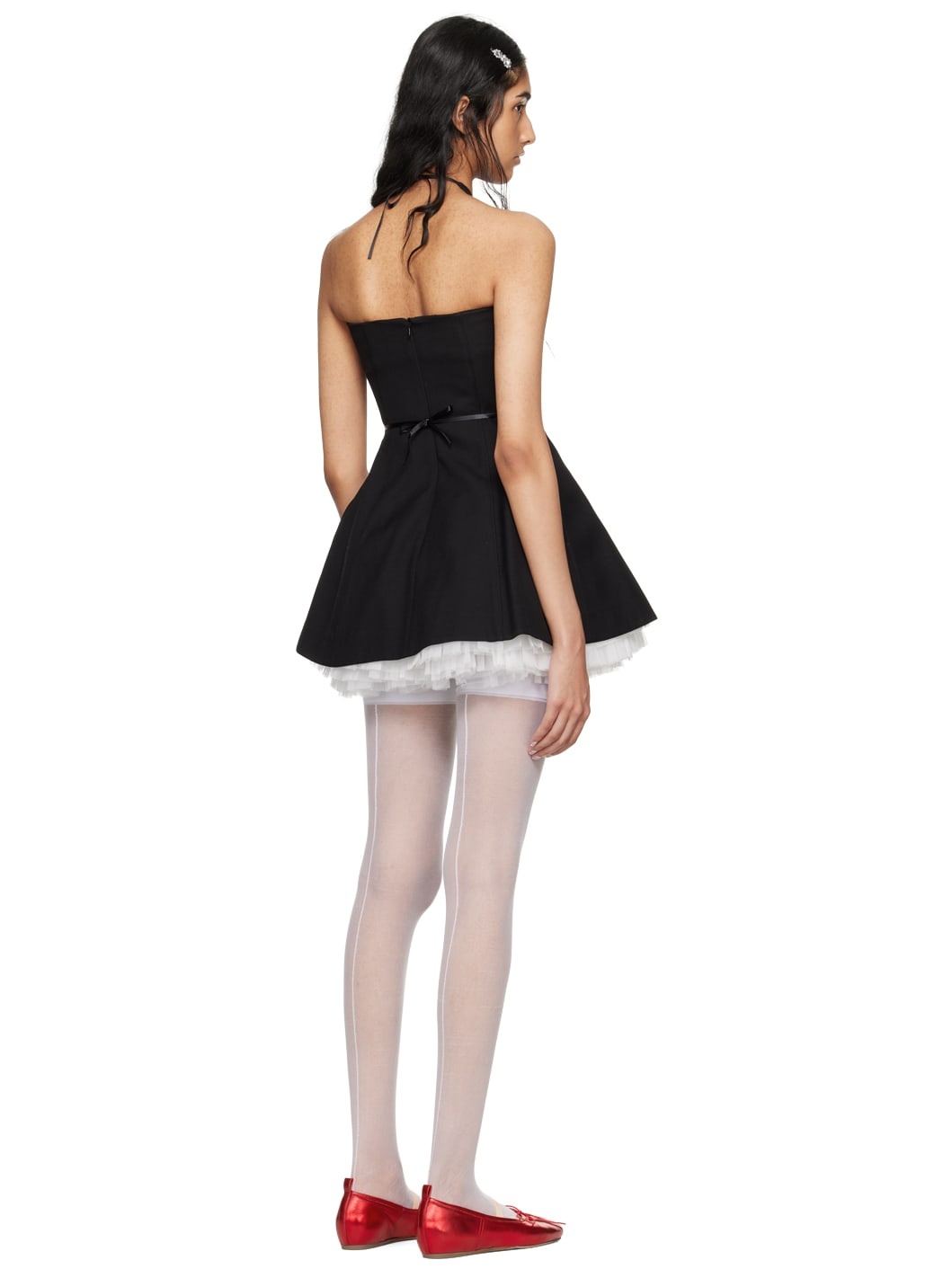 Black Two-Piece Minidress - 3