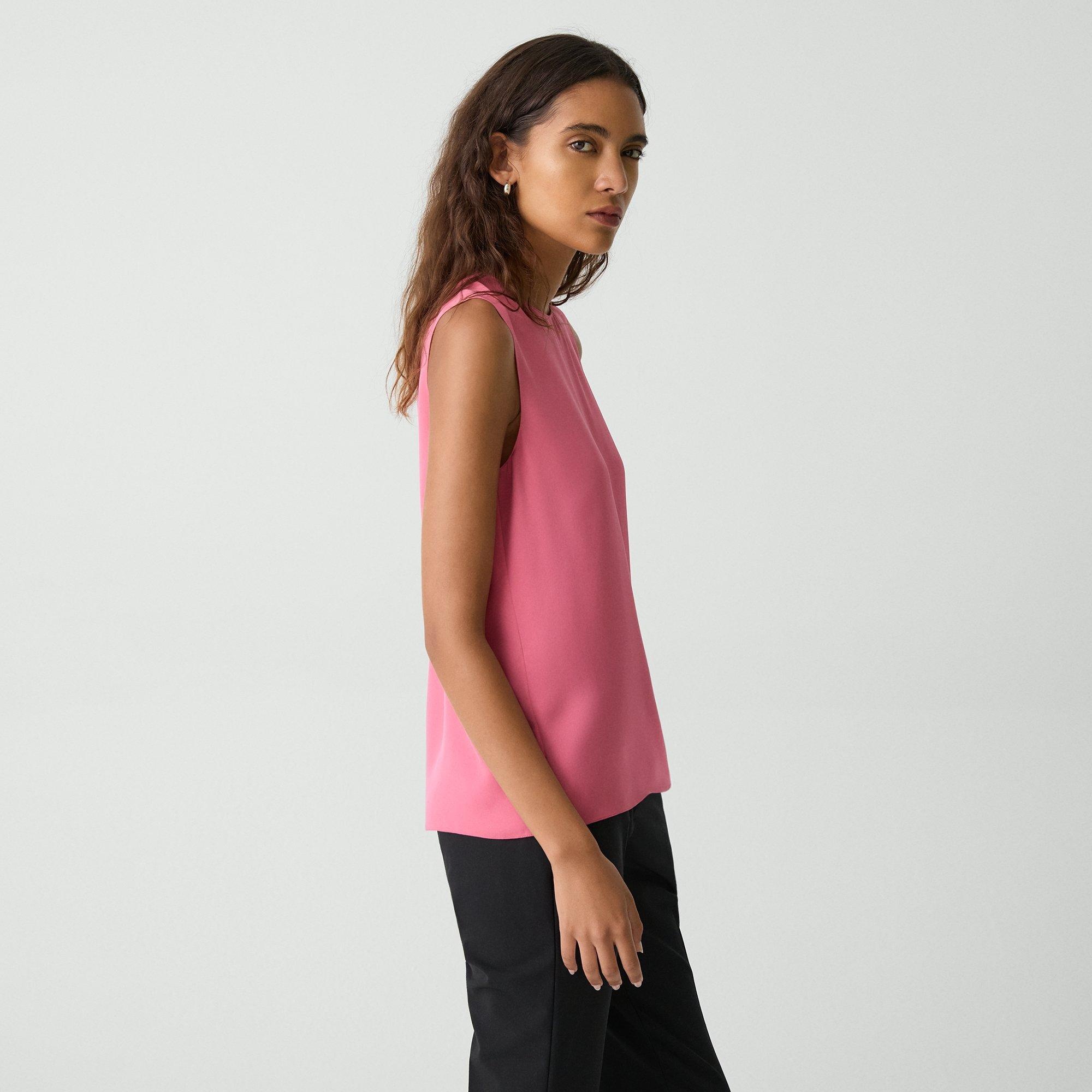 Shell Top in Silk Georgette - 3