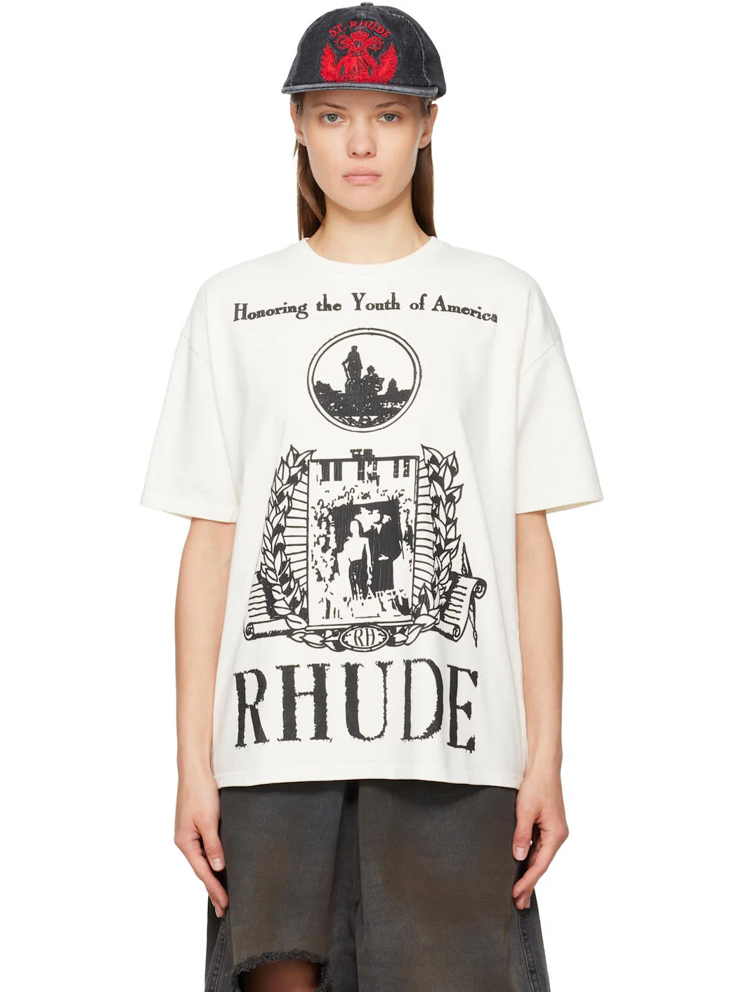 White 'Youth of America' T-shirt - 1