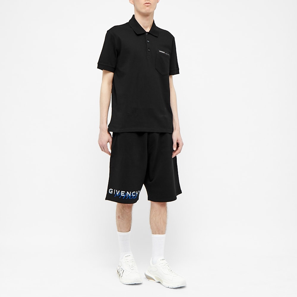 Givenchy Metallic Logo Jersey Short - 7