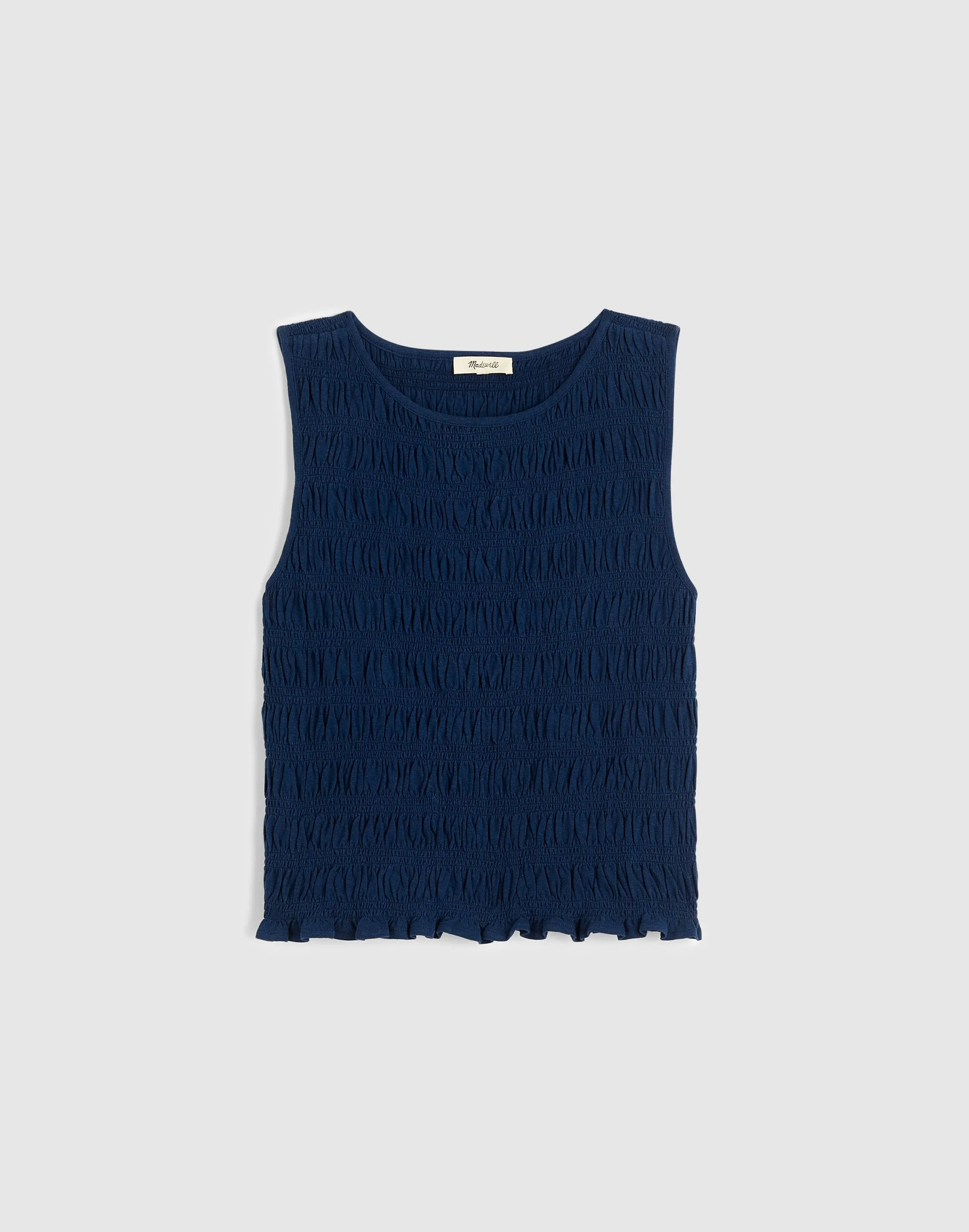 Smocked Boatneck Tank - 1