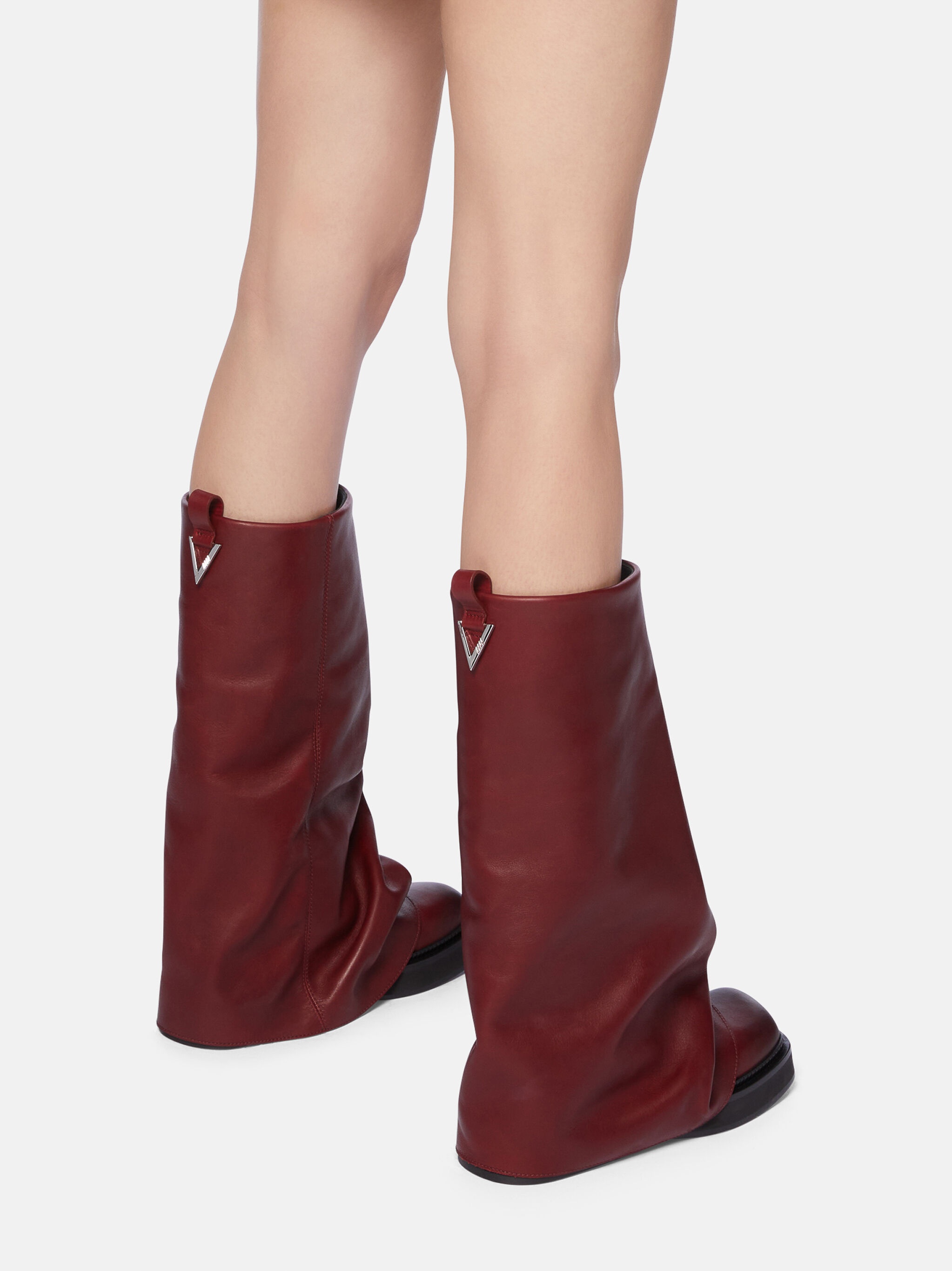 ''ROBIN'' BORDEAUX COMBAT BOOT - 4