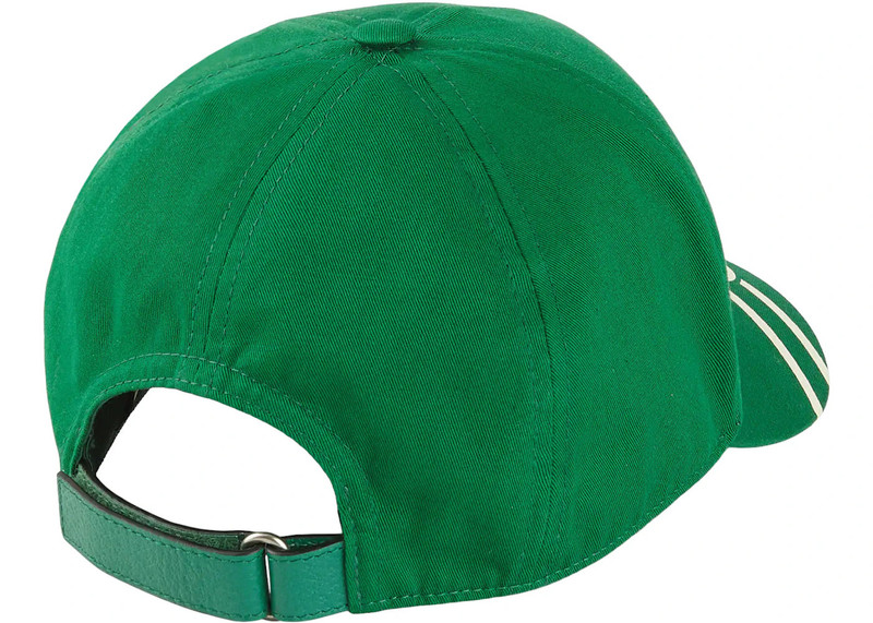Gucci 100 Baseball Velcro Strap Cap Green/White 3