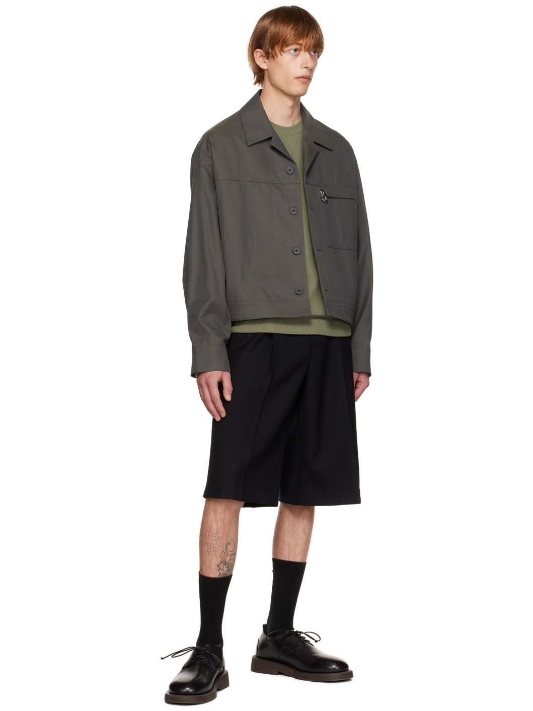 Khaki Wool Sweater - 4