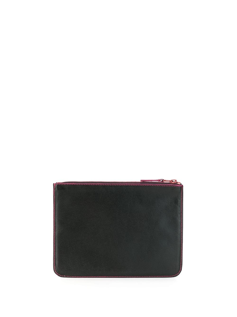 contrast-trim leather wallet - 2