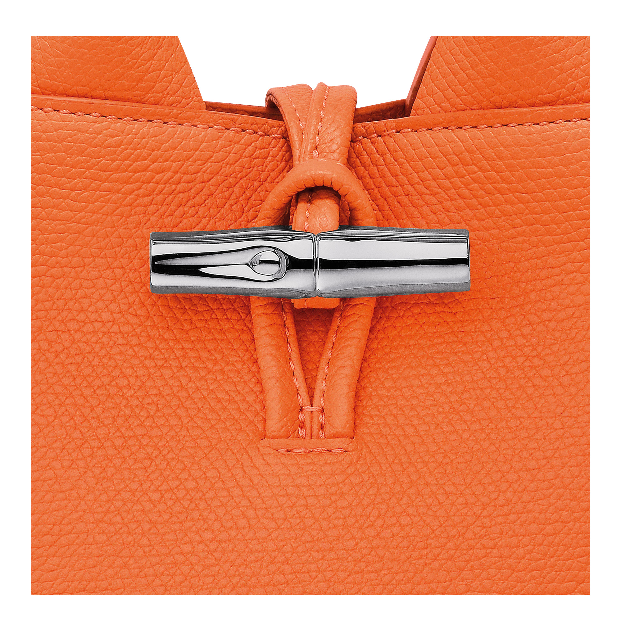 Le Roseau XS Handbag Orange - Leather - 7