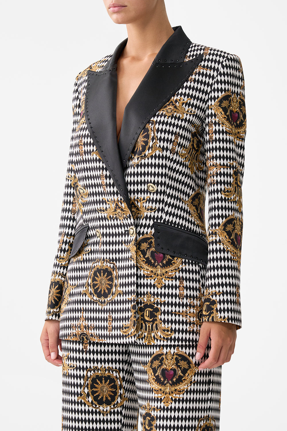 DOUBLE BREASTED SUIT JACKET - 5