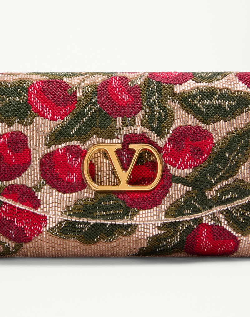 VALENTINO GARAVANI DEVAIN EMBROIDERED SMALL SHOULDER BAG 8