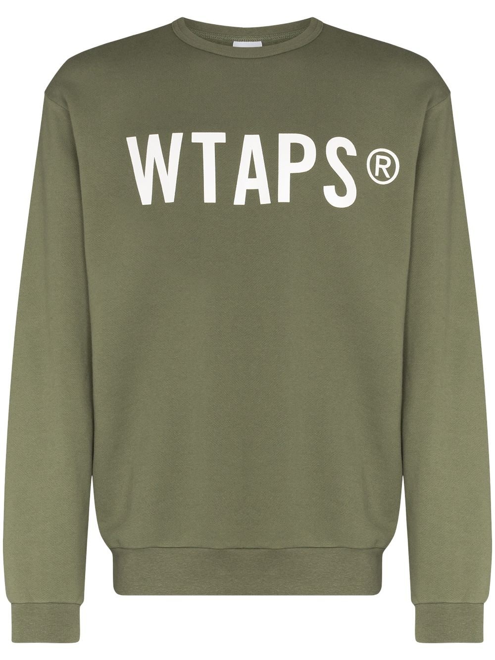 WTVUA logo-print cotton sweatshirt - 1