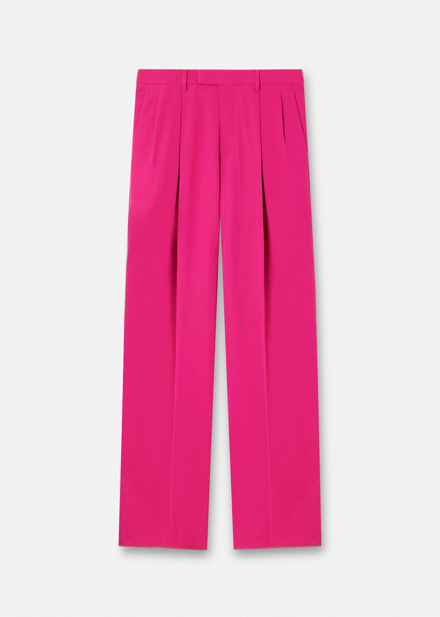 Pleated Wool Pants - 1