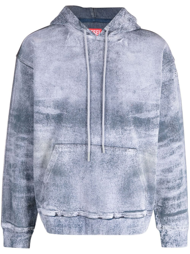 tie-dye cotton hoodie 1