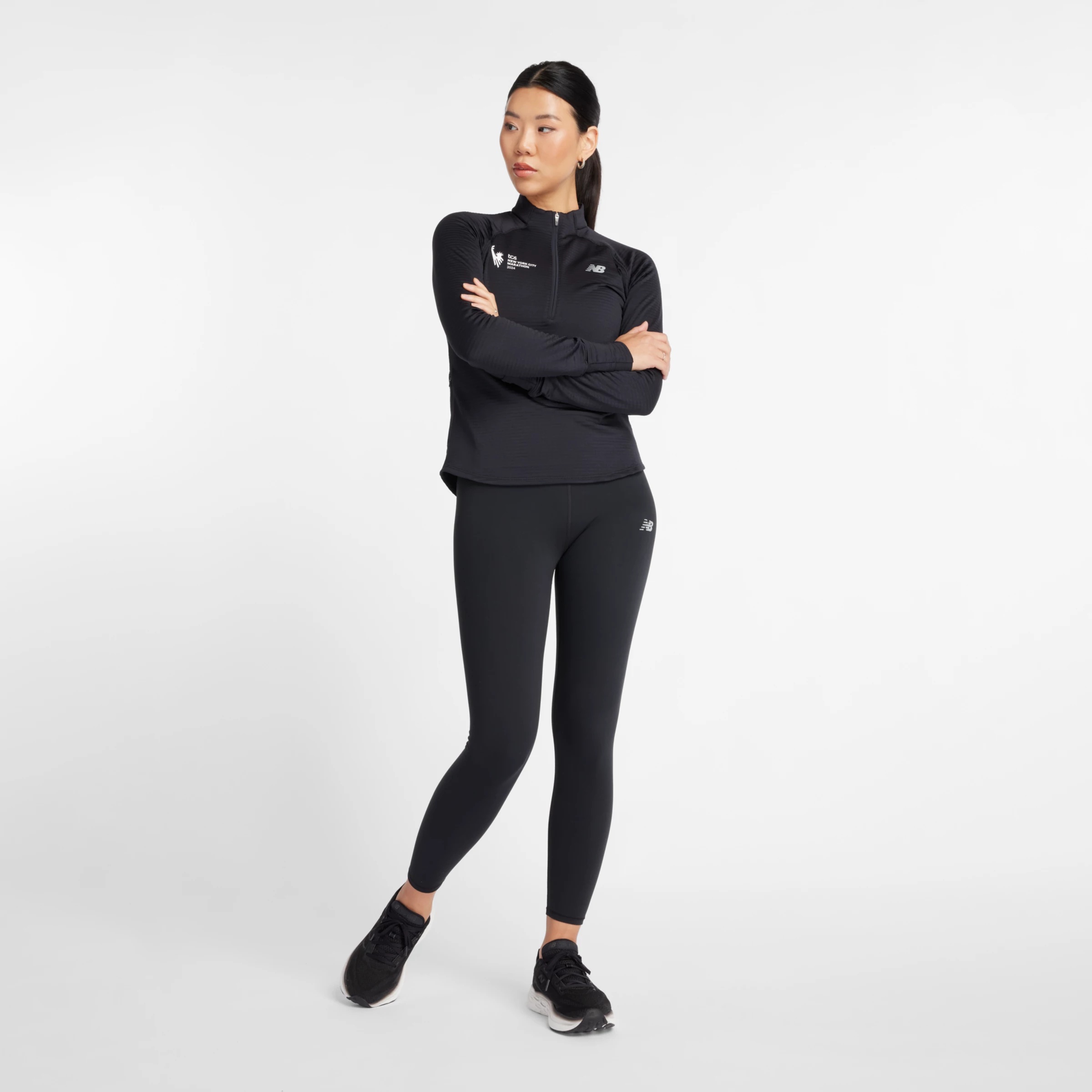 NYC Marathon Athletics Heat Grid Half Zip - 4