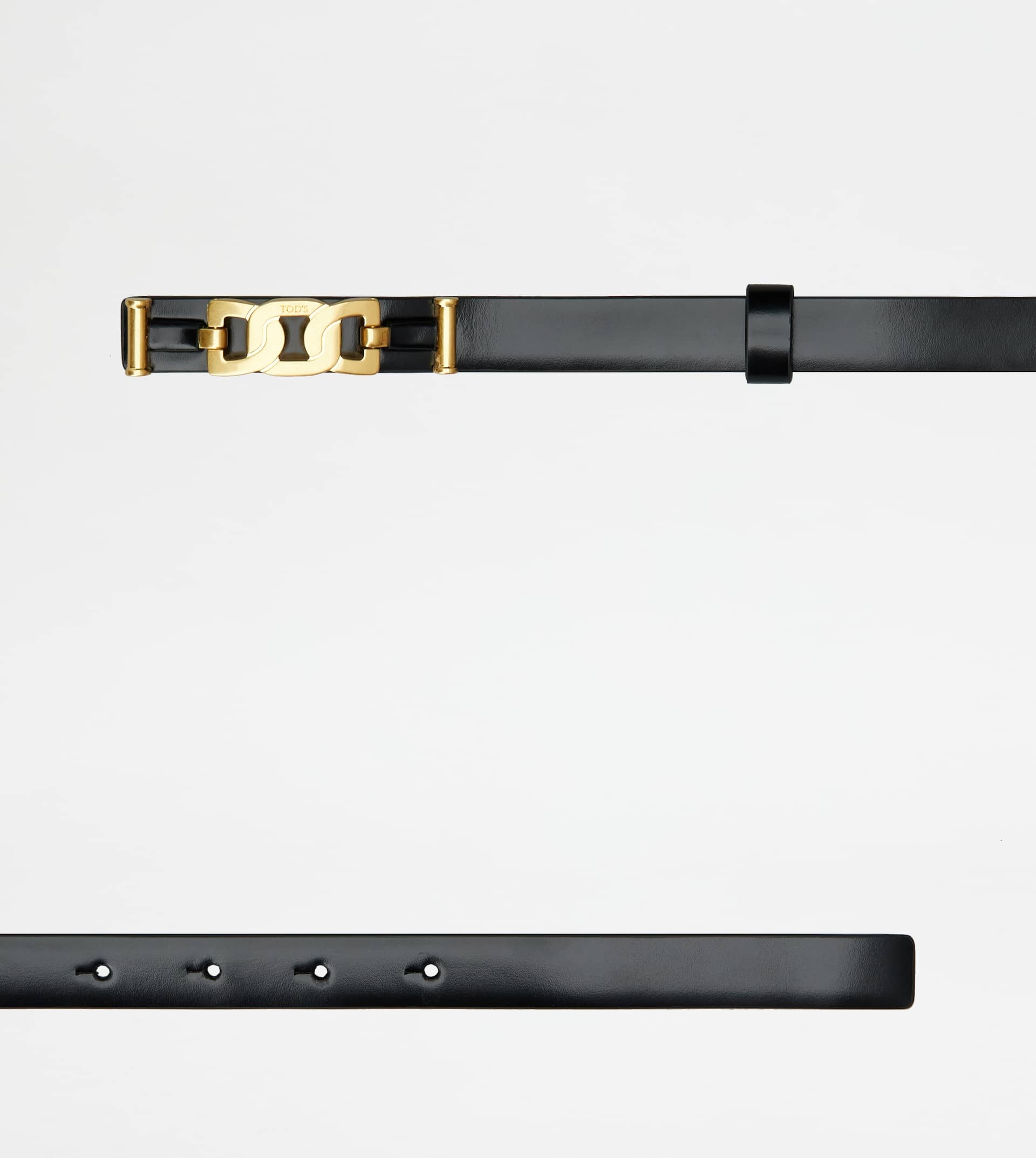 KATE BELT IN LEATHER - BLACK - 2
