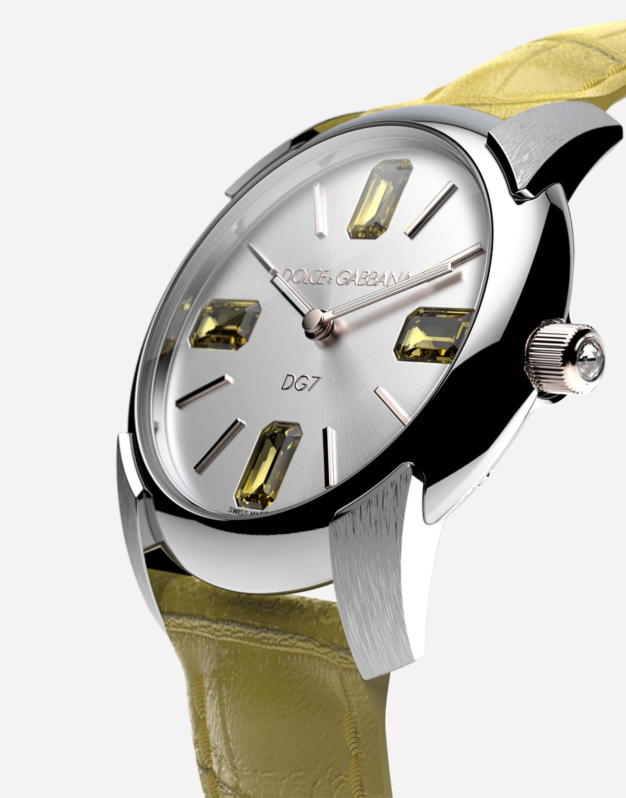 Watch with alligator strap - 3