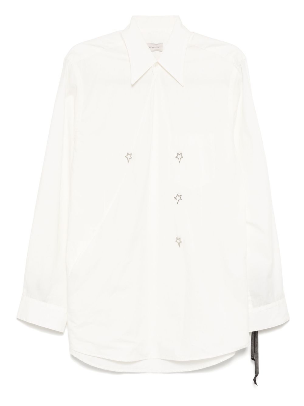 overlap pullover shirt - 1