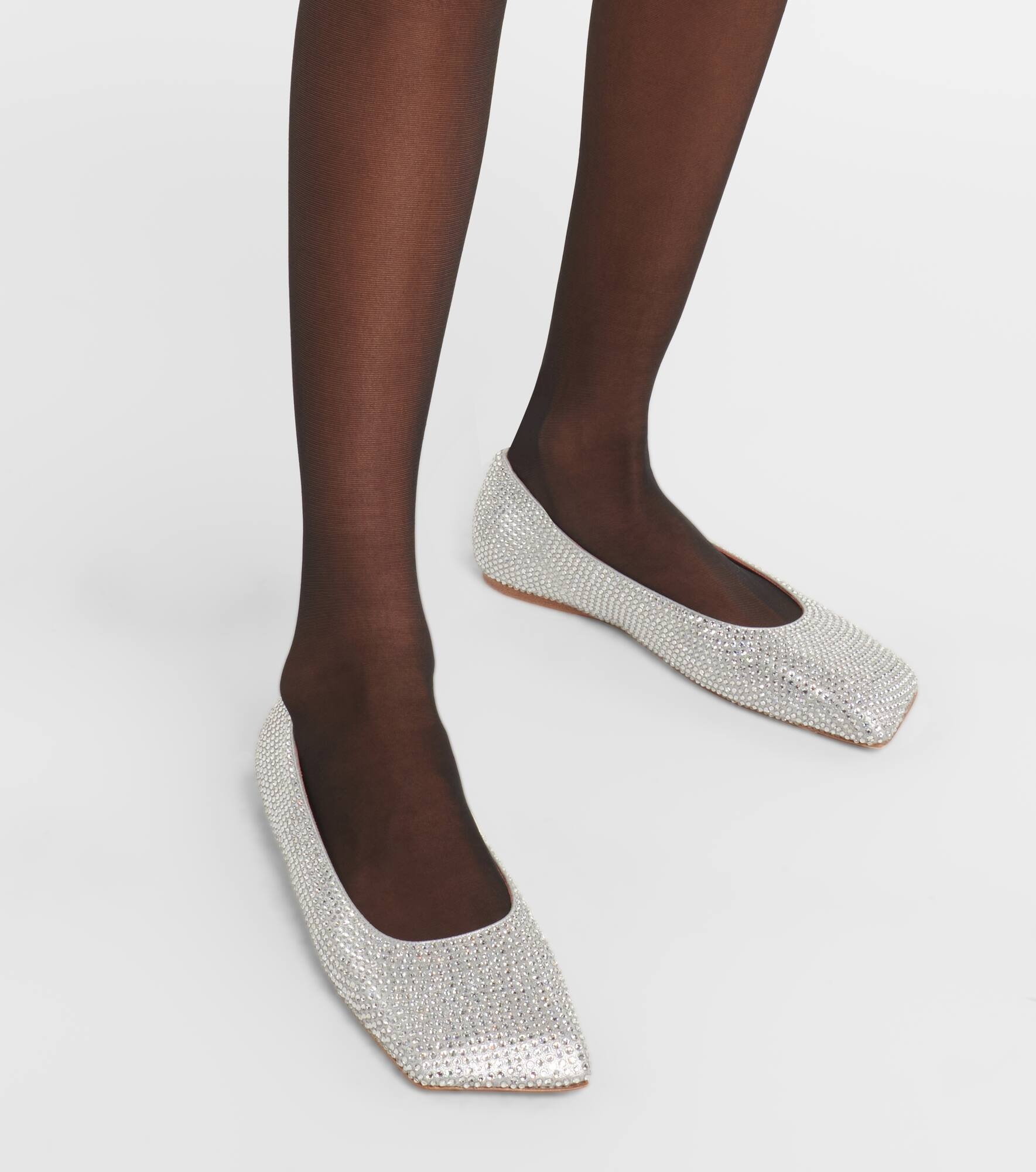Ane embellished suede ballet flats - 4