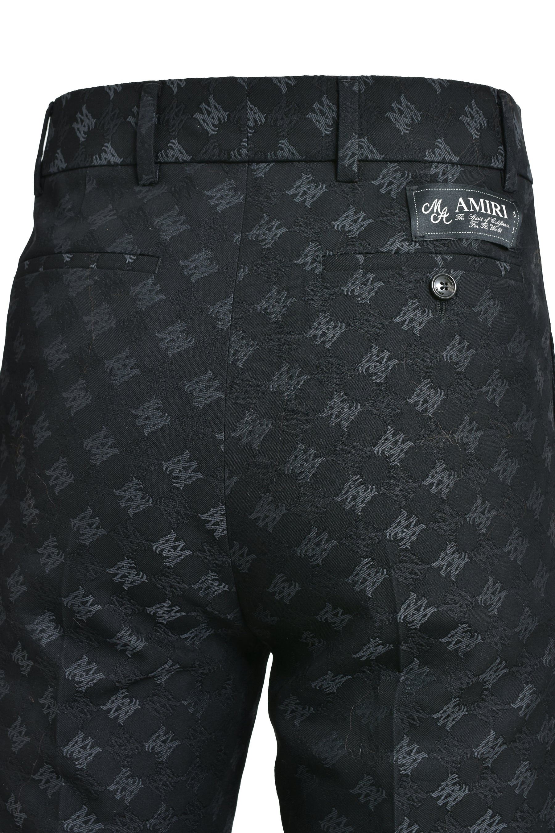MA QUAD JACQUARD CREASED FLARE / BLK - 5