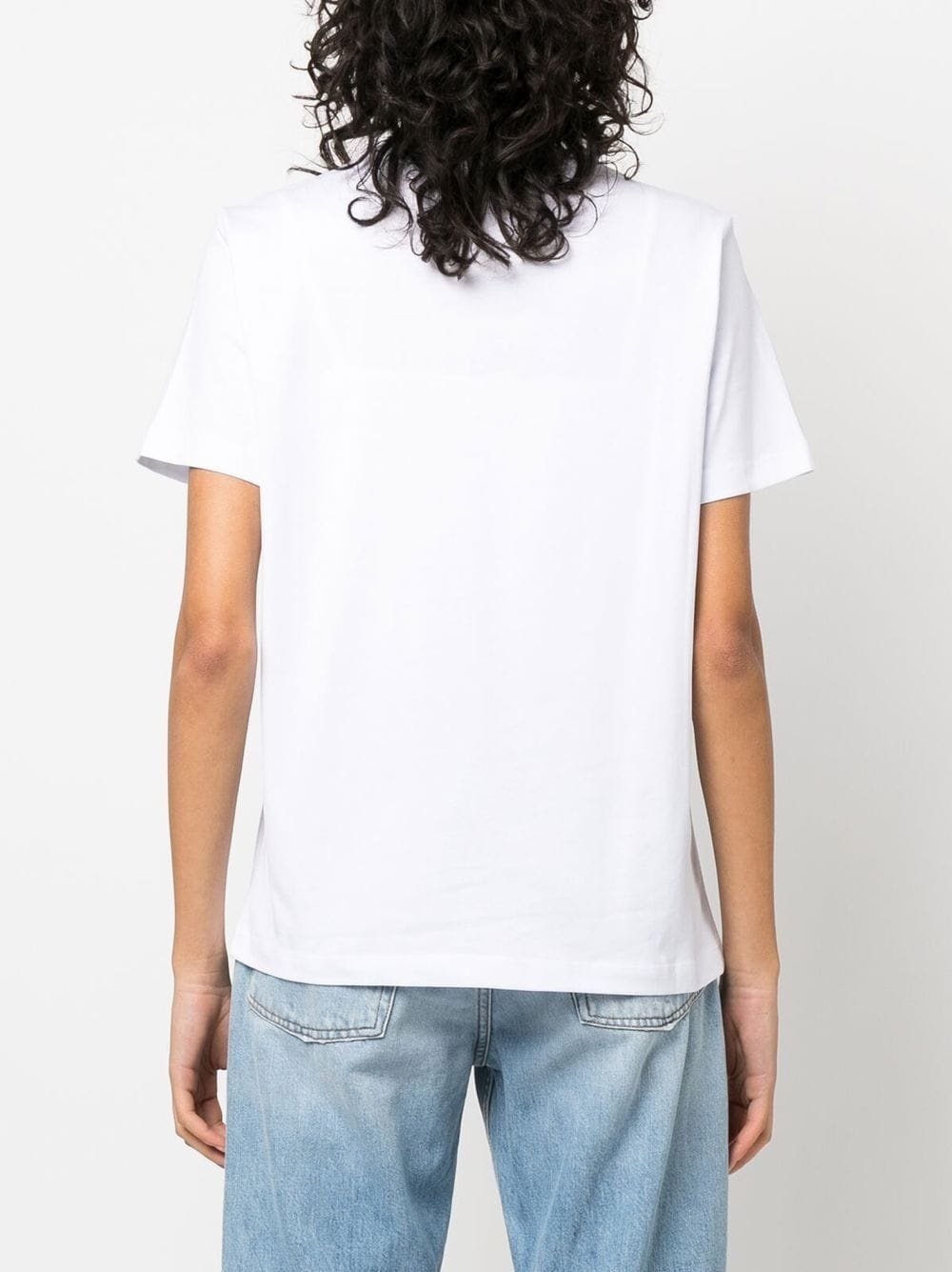 logo-print glitter T-shirt - 4
