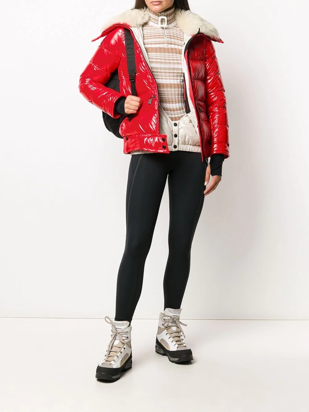 Arabba shearling-neck puffer jacket - 2