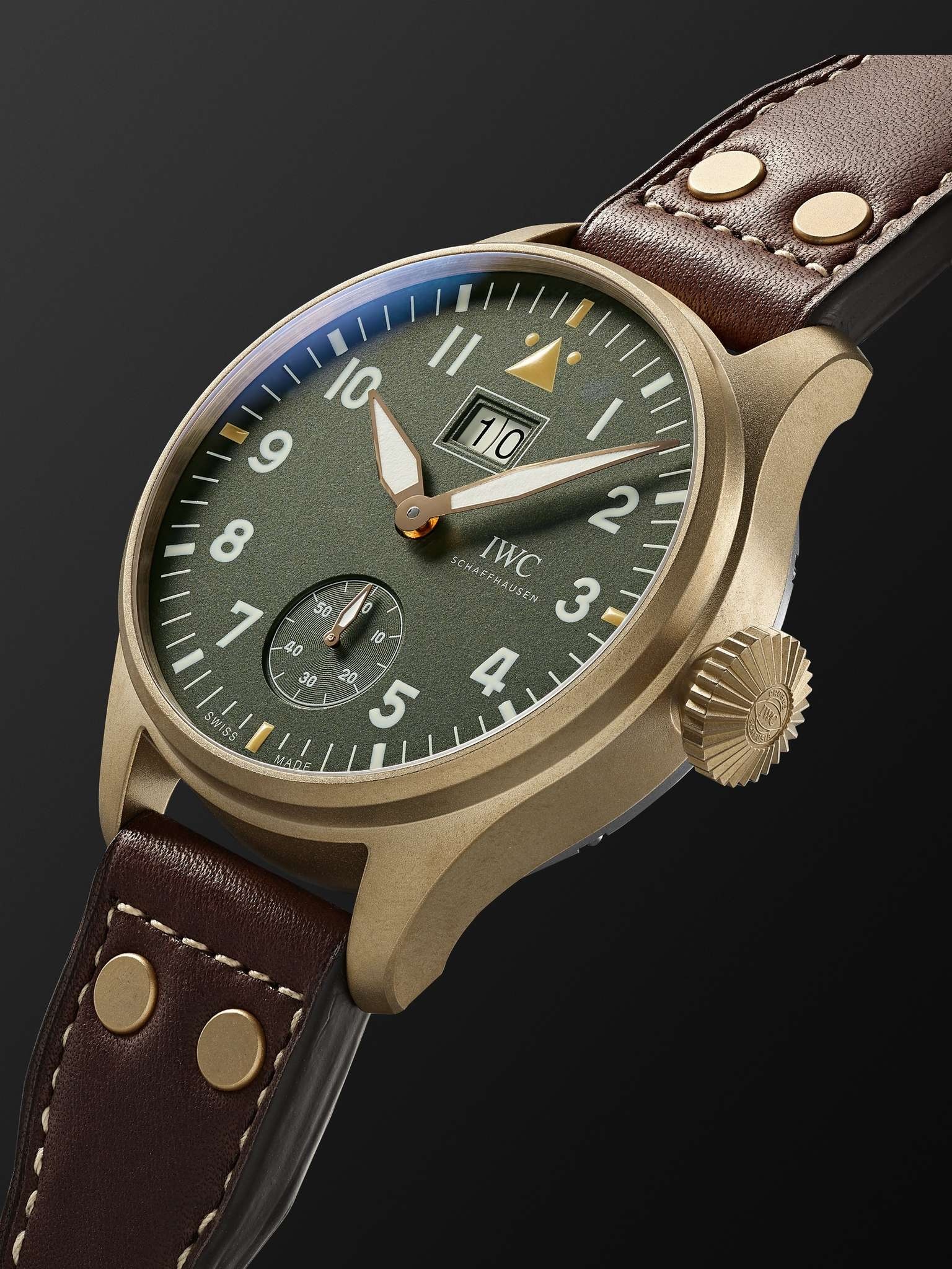 Big Pilot's Big Date Spitfire ‘Mission Accomplished’ Limited Edition Hand-Wound 46.2mm Bronze and Le - 4