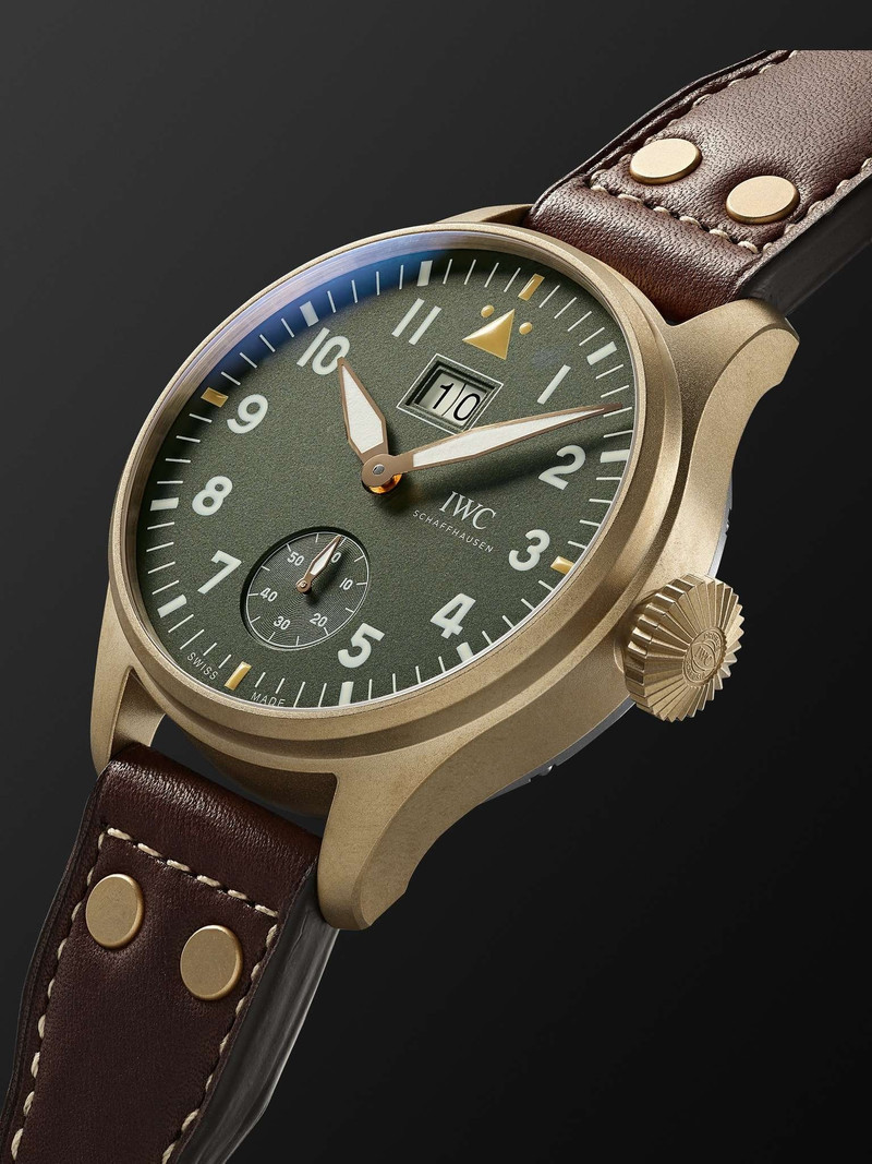 Big Pilot's Big Date Spitfire ‘Mission Accomplished’ Limited Edition Hand-Wound 46.2mm Bronze and Le 4