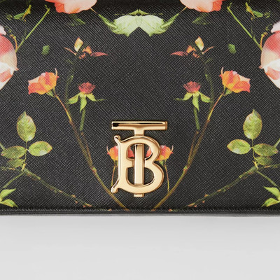 Burberry Small Rose Print E-canvas Lola Bag – Online Exclusive outlook