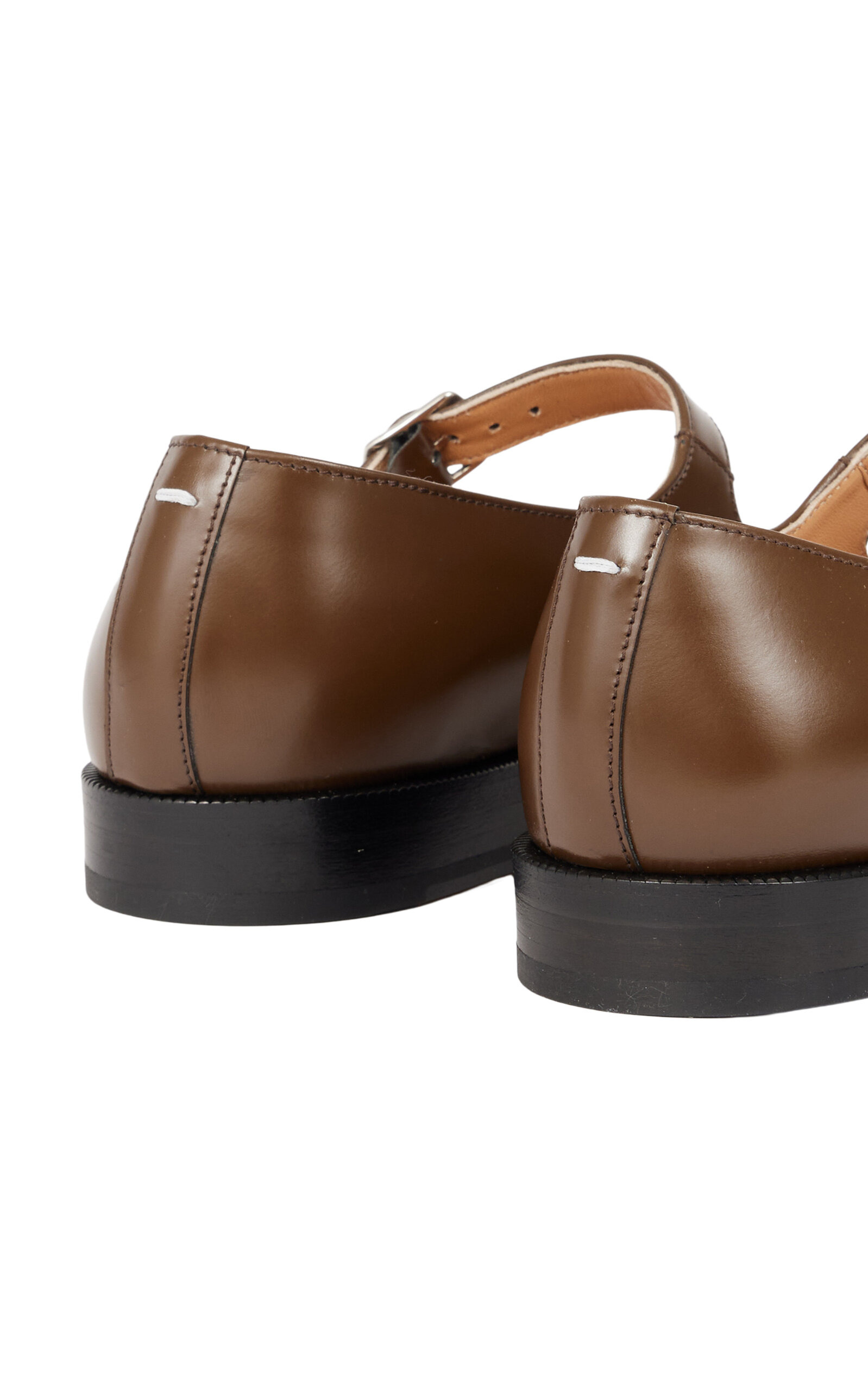 Tabi Leather Mary Jane Flats brown - 5