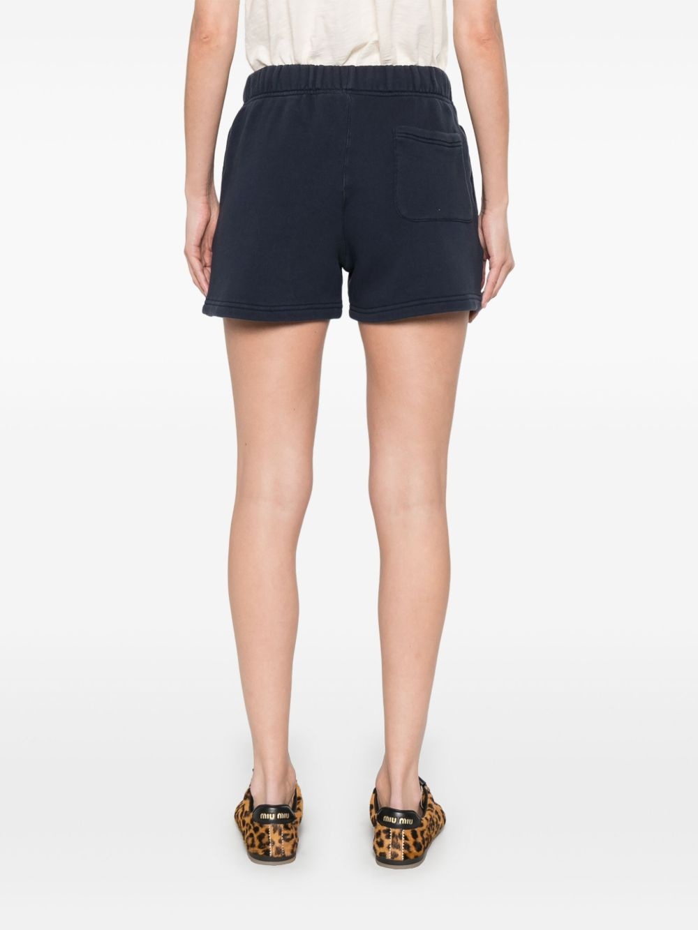 logo-embroidered shorts - 4