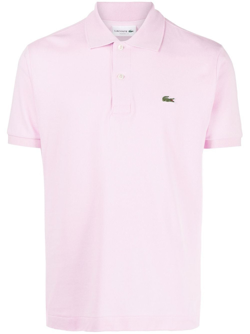 chest logo-patch polo shirt 1