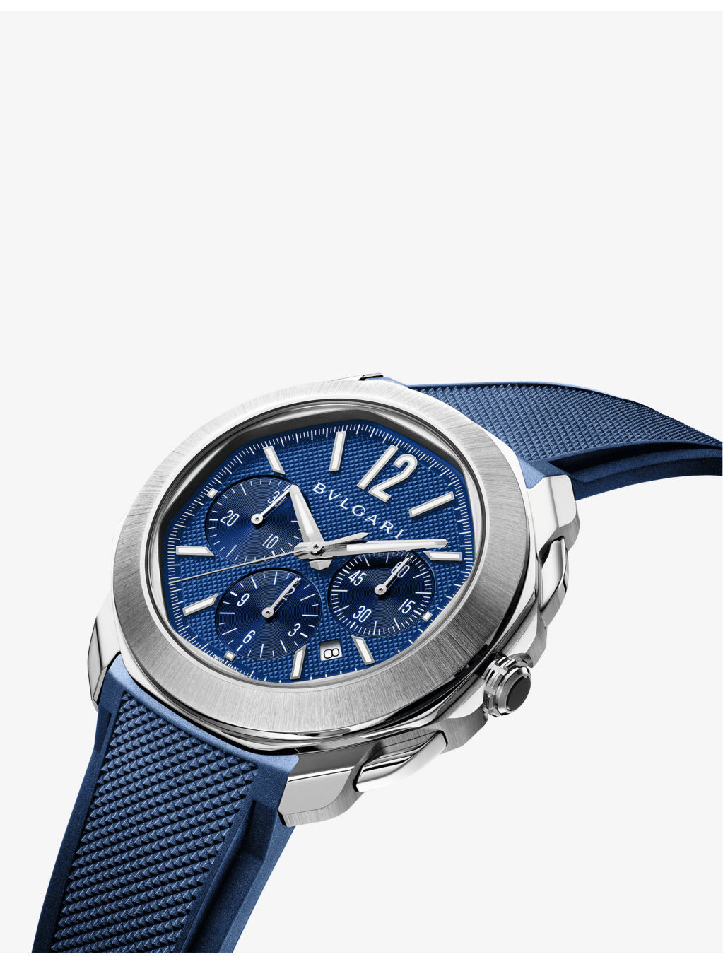 RE00081 Octo Roma Chronograph stainless-steel automatic watch - 7