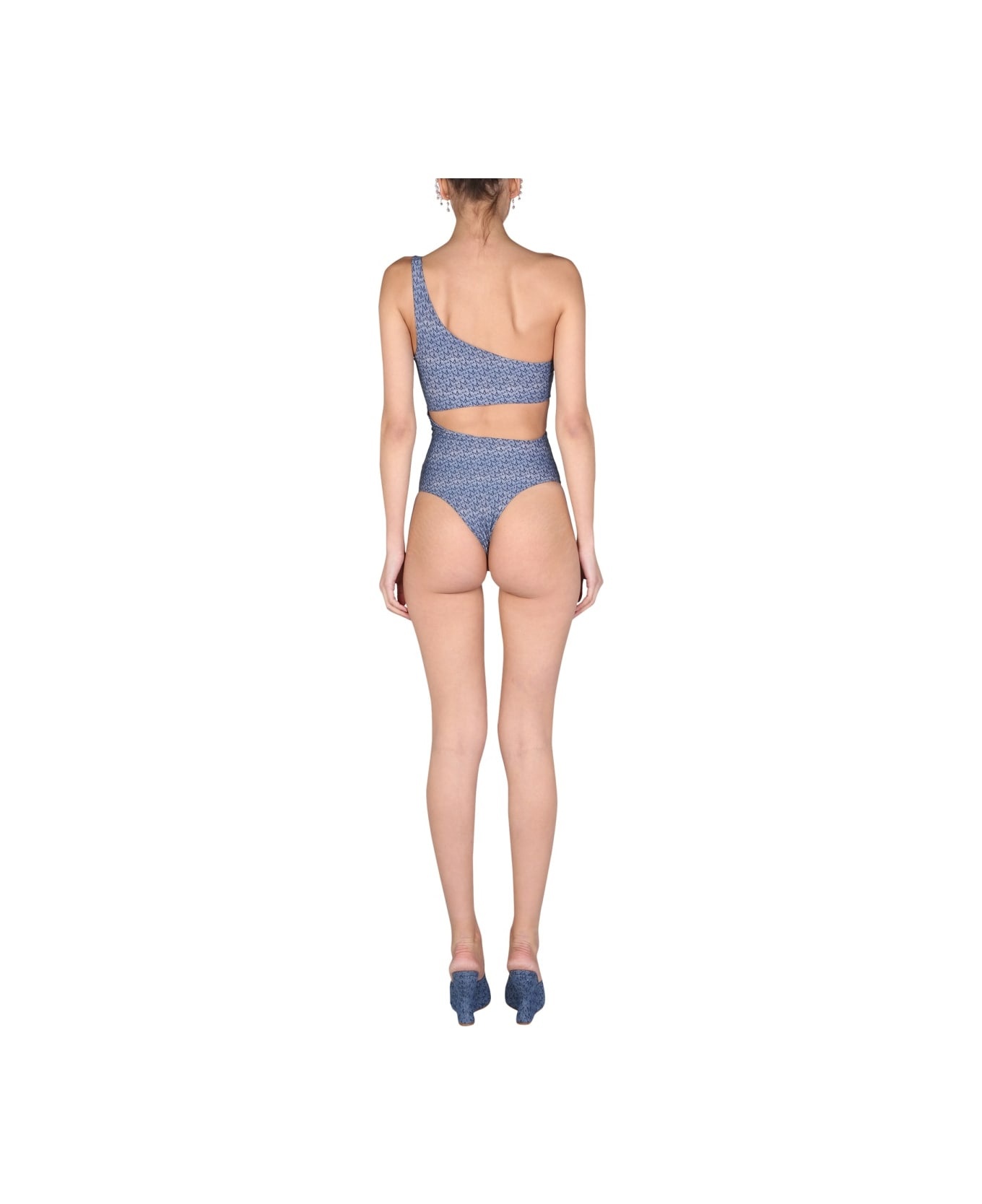 One Piece Cut-out Swimsuit - 3