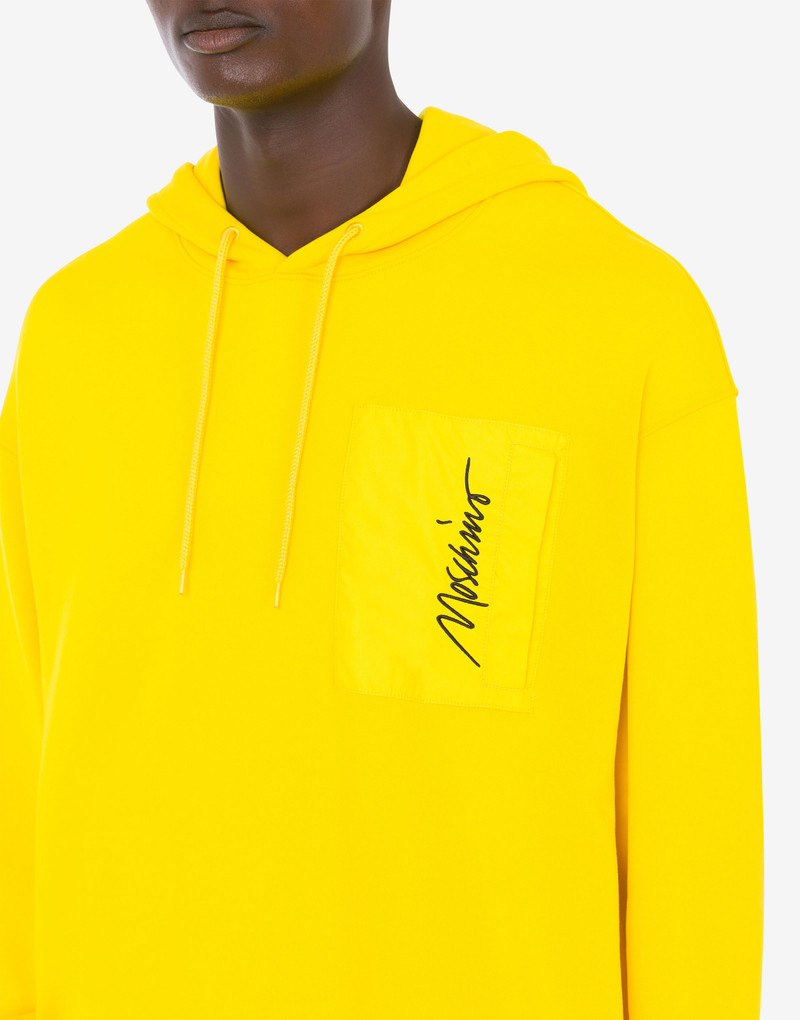 LOGO EMBROIDERY TECHNICAL HOODIE 4