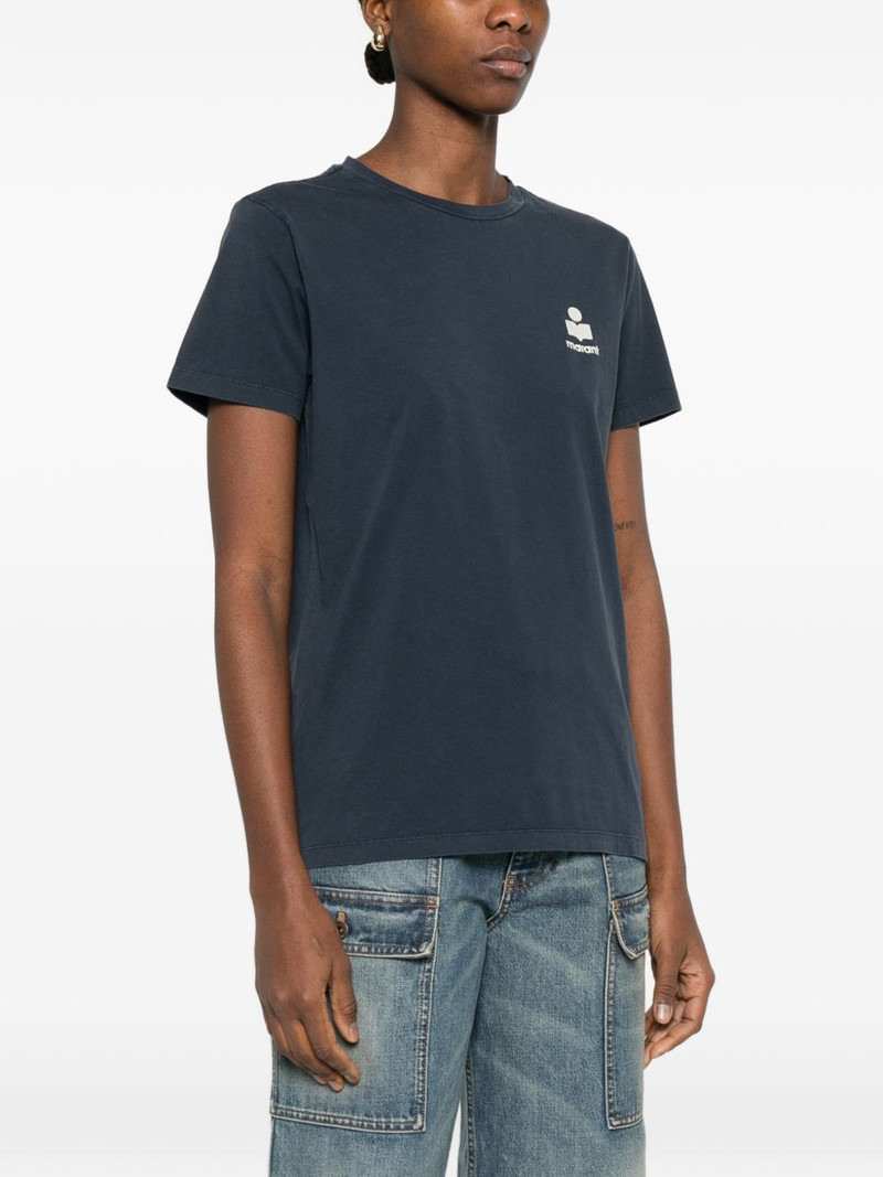 Aby logo-embroidered T-shirt 3