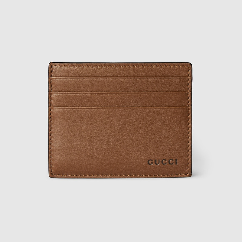 GG Emblem embossed card case 1
