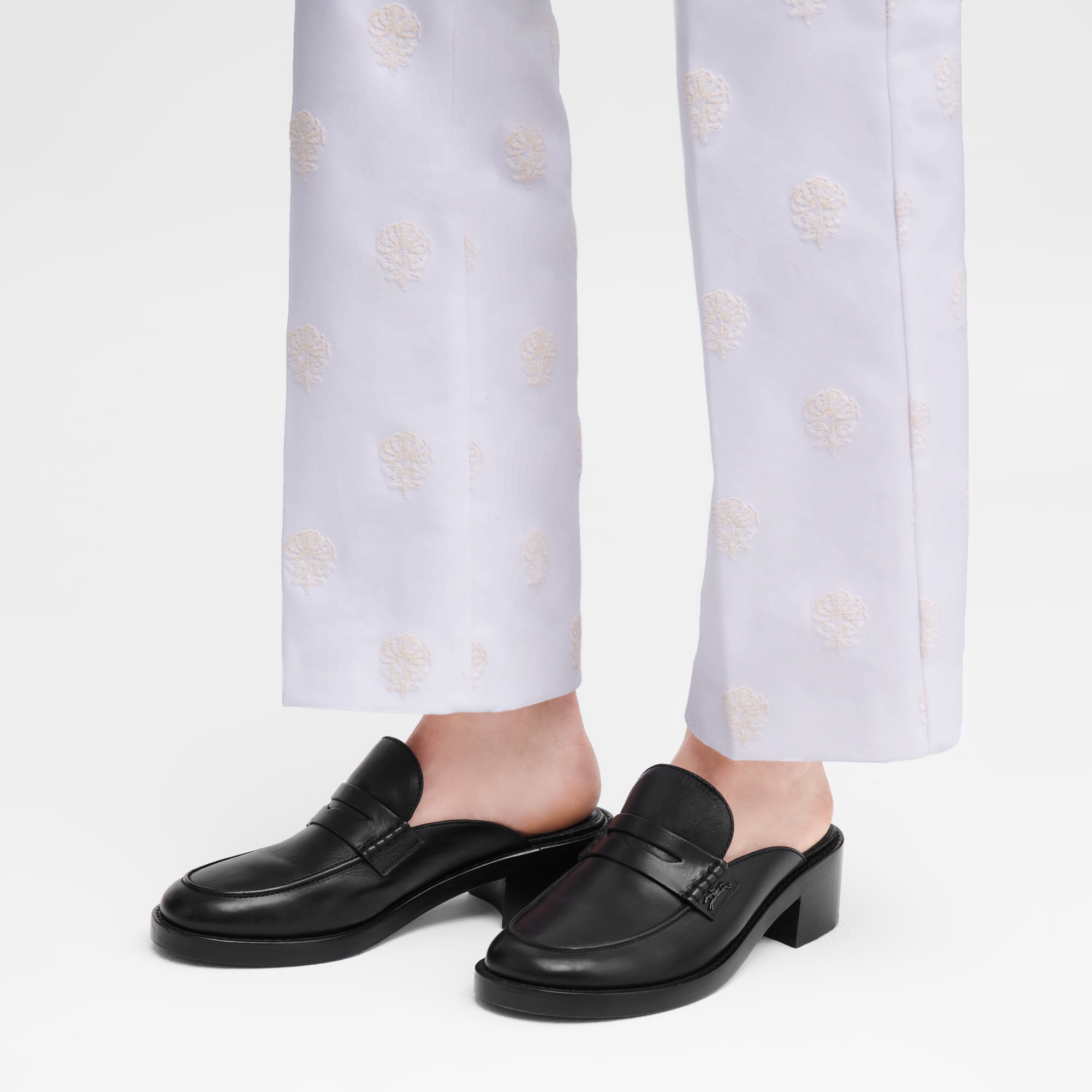 Epure Timeless Mules Black - Leather - 2