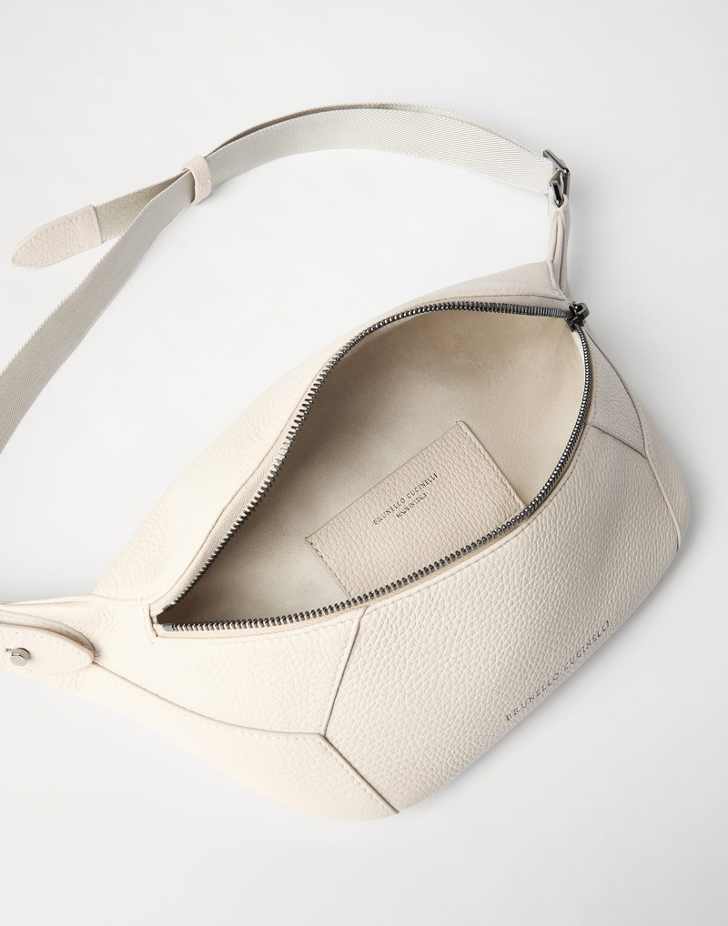 BC Duo belt bag in grained soft leather with monili 5