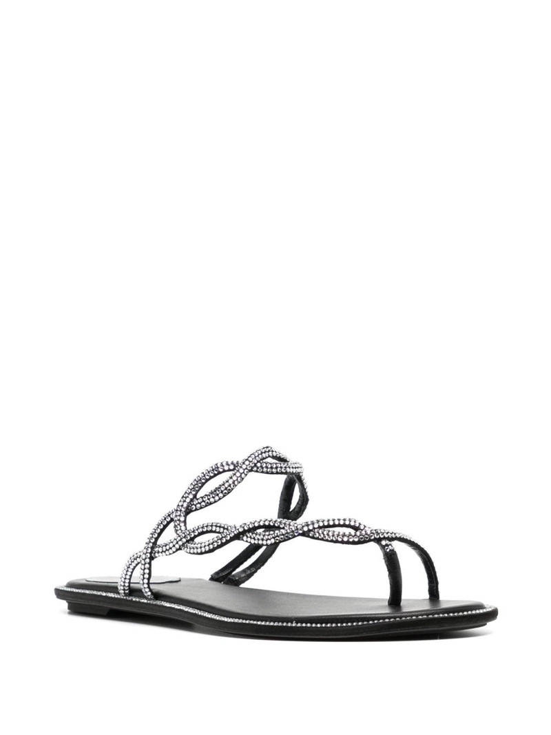 RENE CAOVILLA Braid sandals outlook