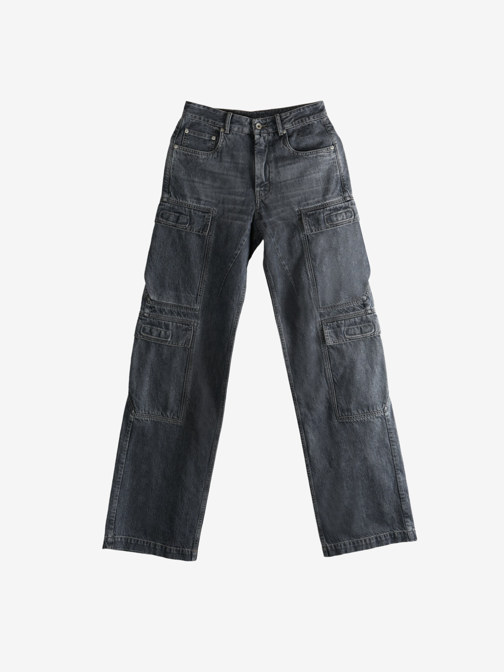 RICK OWENS DRKSHDW - Women Double Cargo Jeans - 4