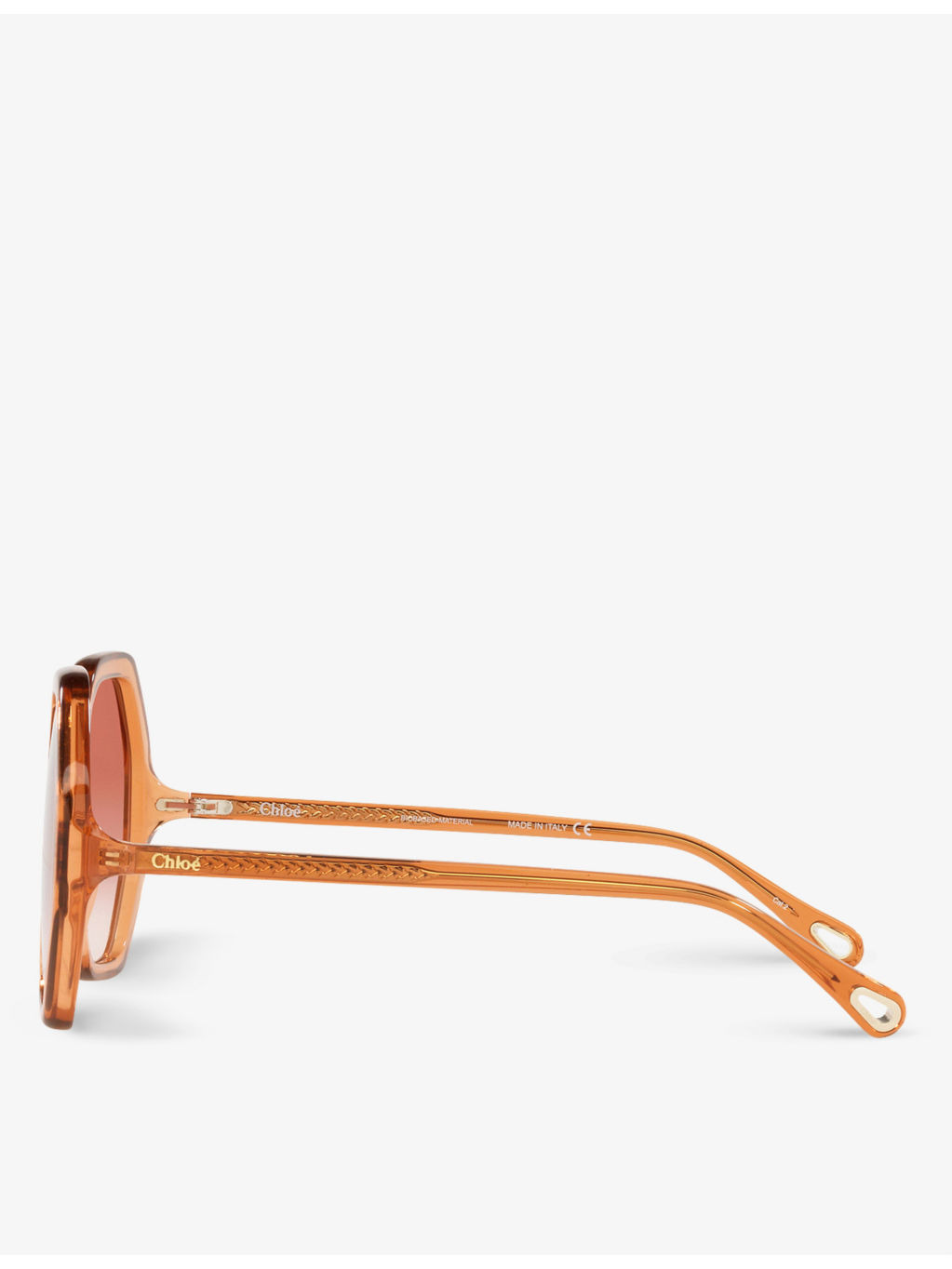 CH0008S acetate geometric-frame sunglasses - 4