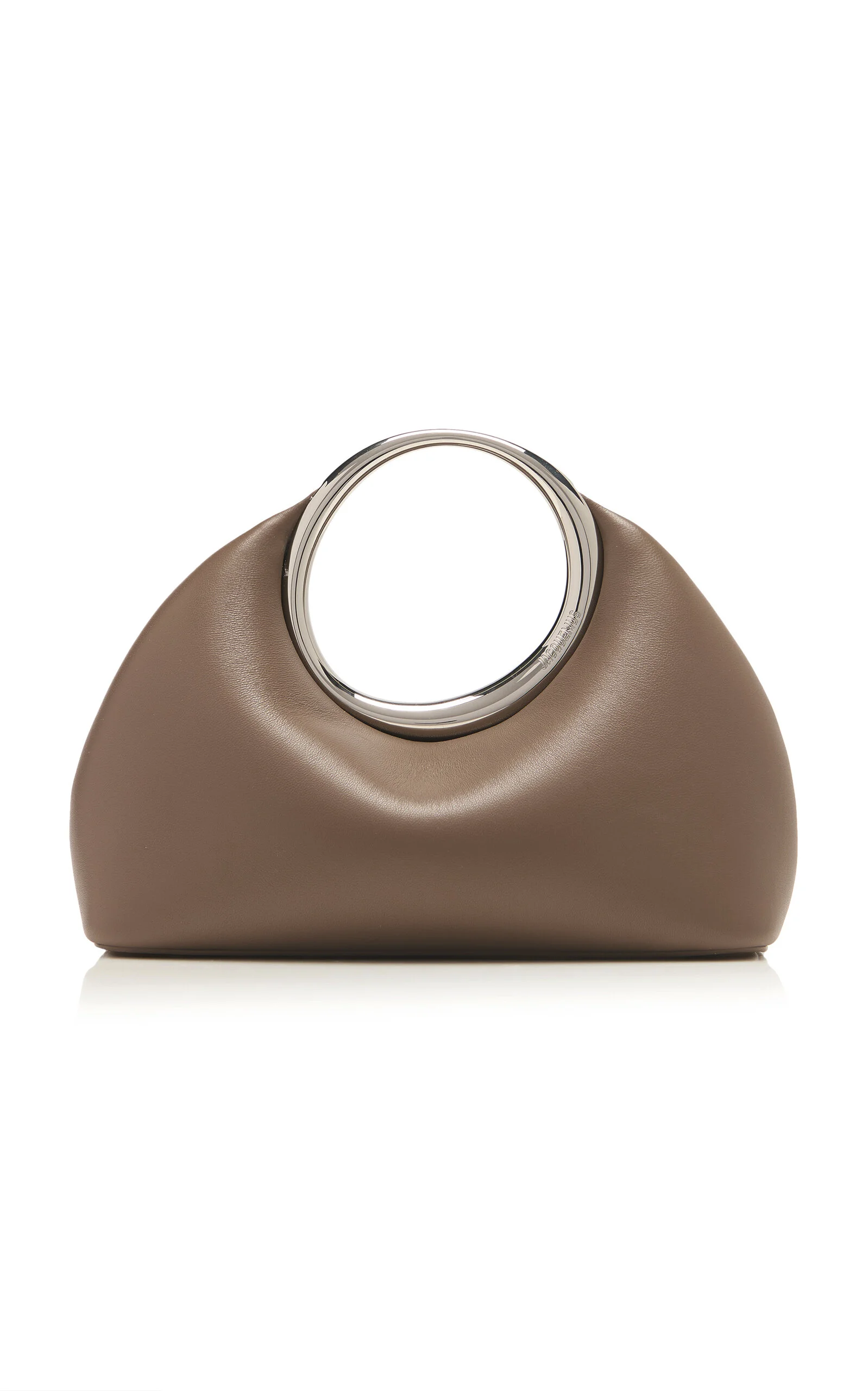 The Small Calino Leather Bag taupe - 1