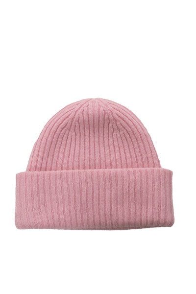 We11done LIGHT PINK LOGO PATCHED KNIT BEANIE / L.PNK outlook
