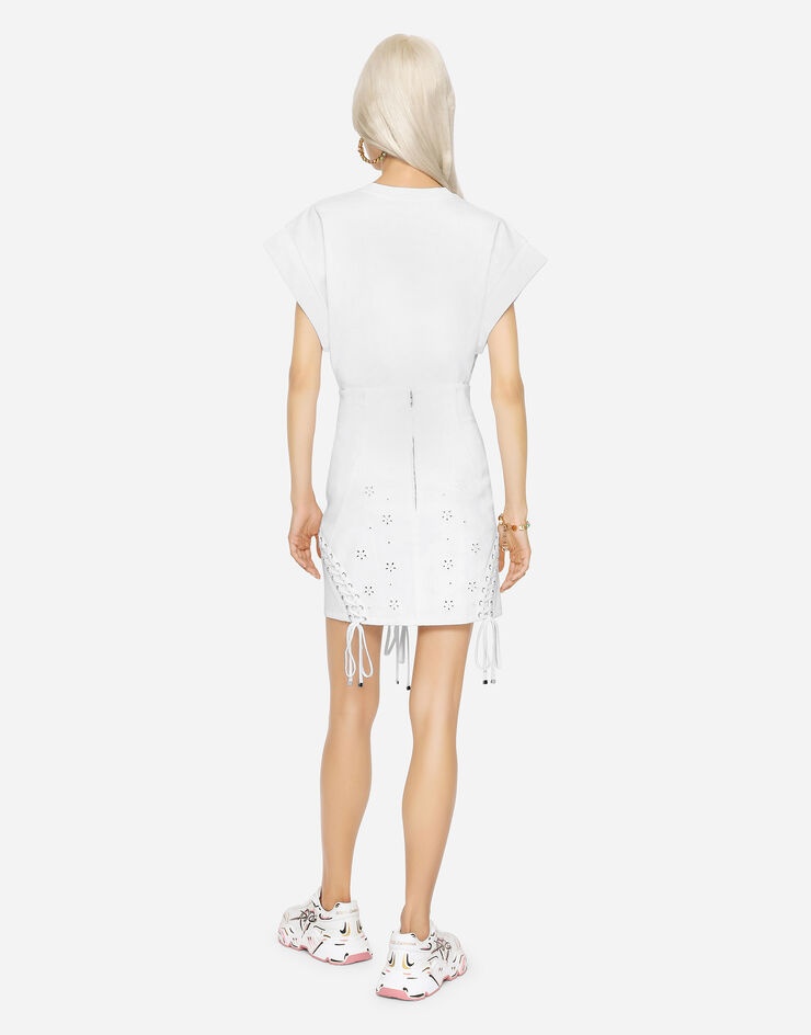 Interlock T-shirt with satin DG patch - 5