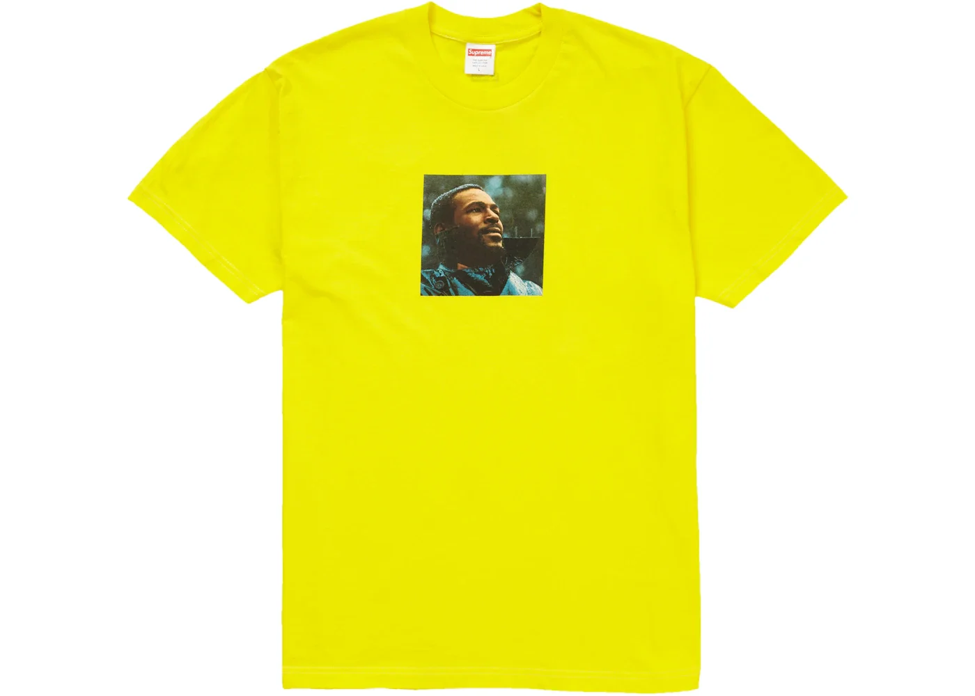 Supreme Marvin Gaye Tee Yellow - 1