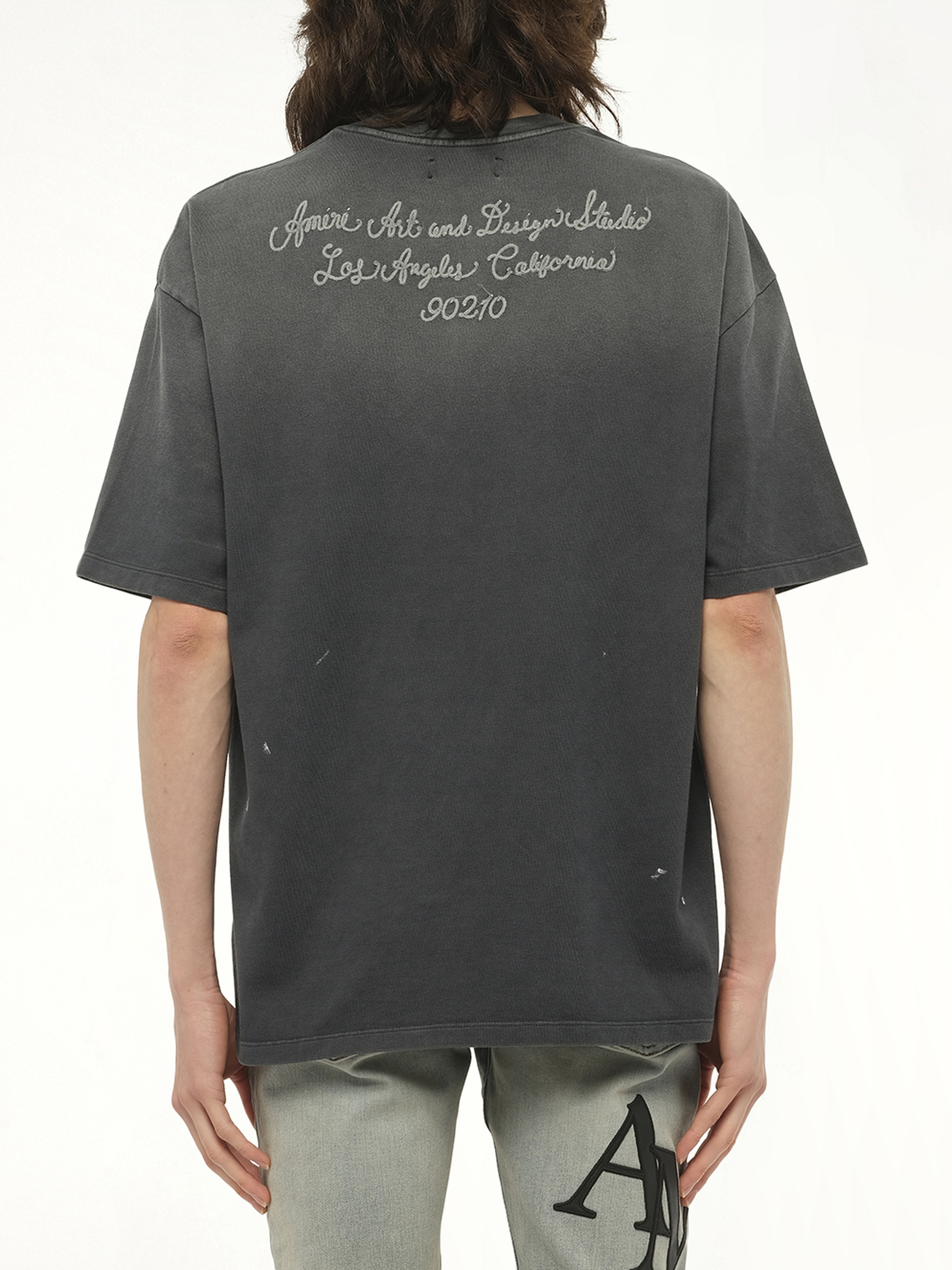 Amiri Design Studio T-Shirt in Black - 6