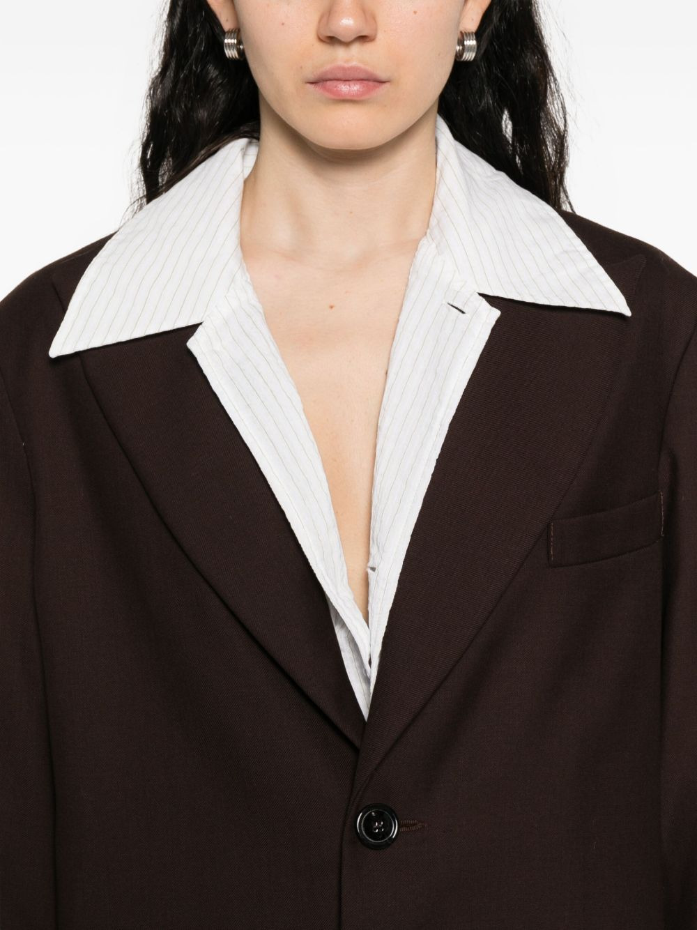 peak-lapels blazer - 5