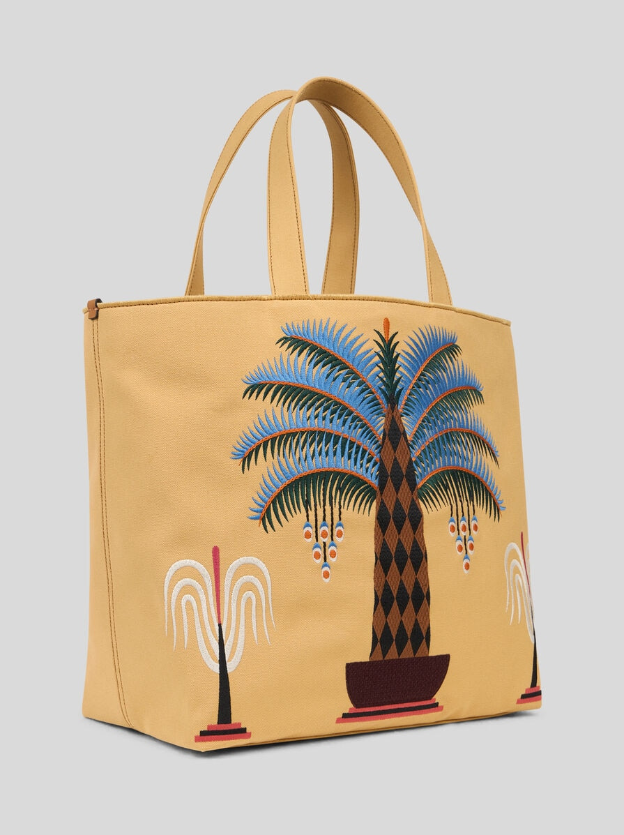 ETRO X AGOSTINO IACURCI LARGE CANVAS BAG - 5