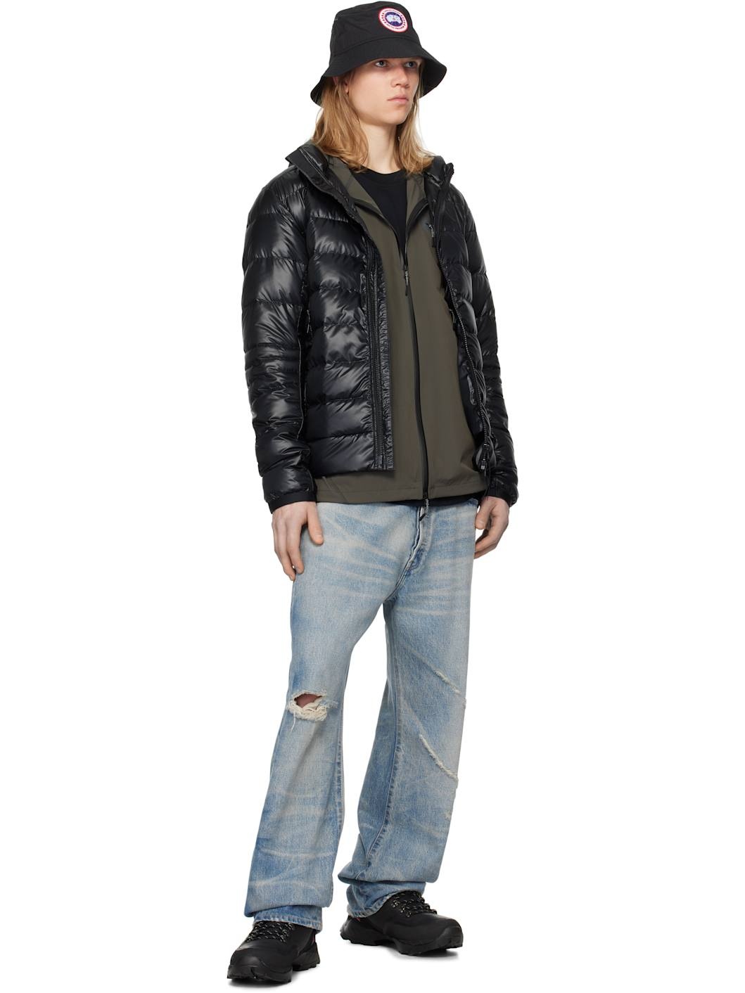 Black 'Black Label' Crofton Down Jacket - 5